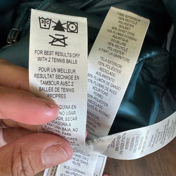 Patagonia Down Sweater Puff Jacket in Dark Borealis Green Full Zip Mens XL - Picture 7 of 10